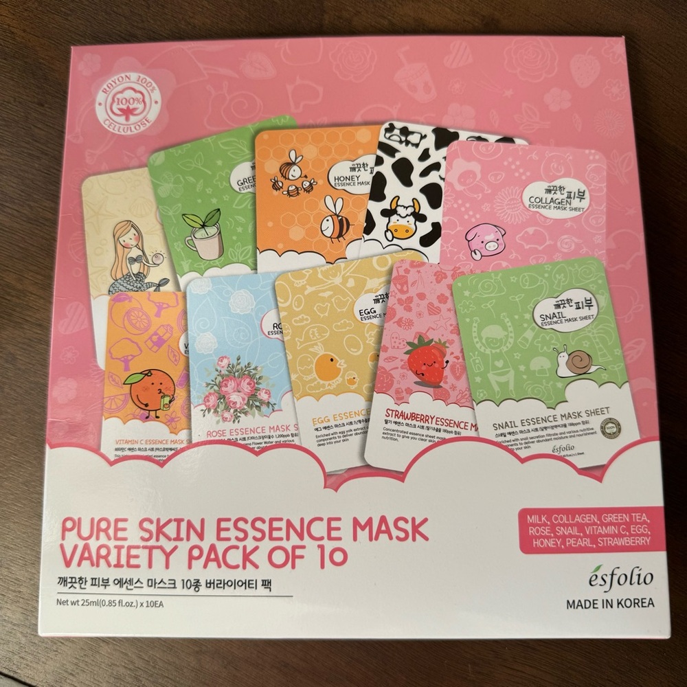 Esfolio mask variety pack